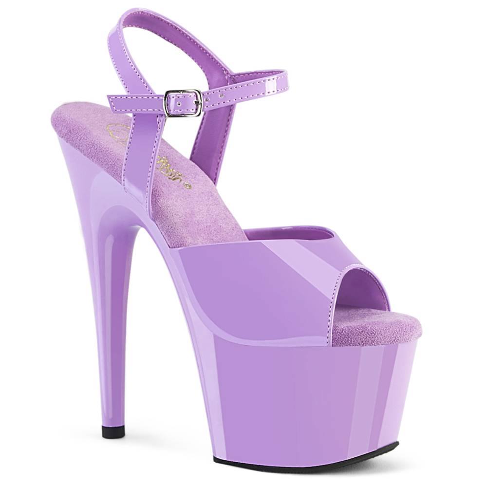 Pleaser - ADORE709 Sandale à bride à la cheville, Pole dance chaussures - Violet Product image